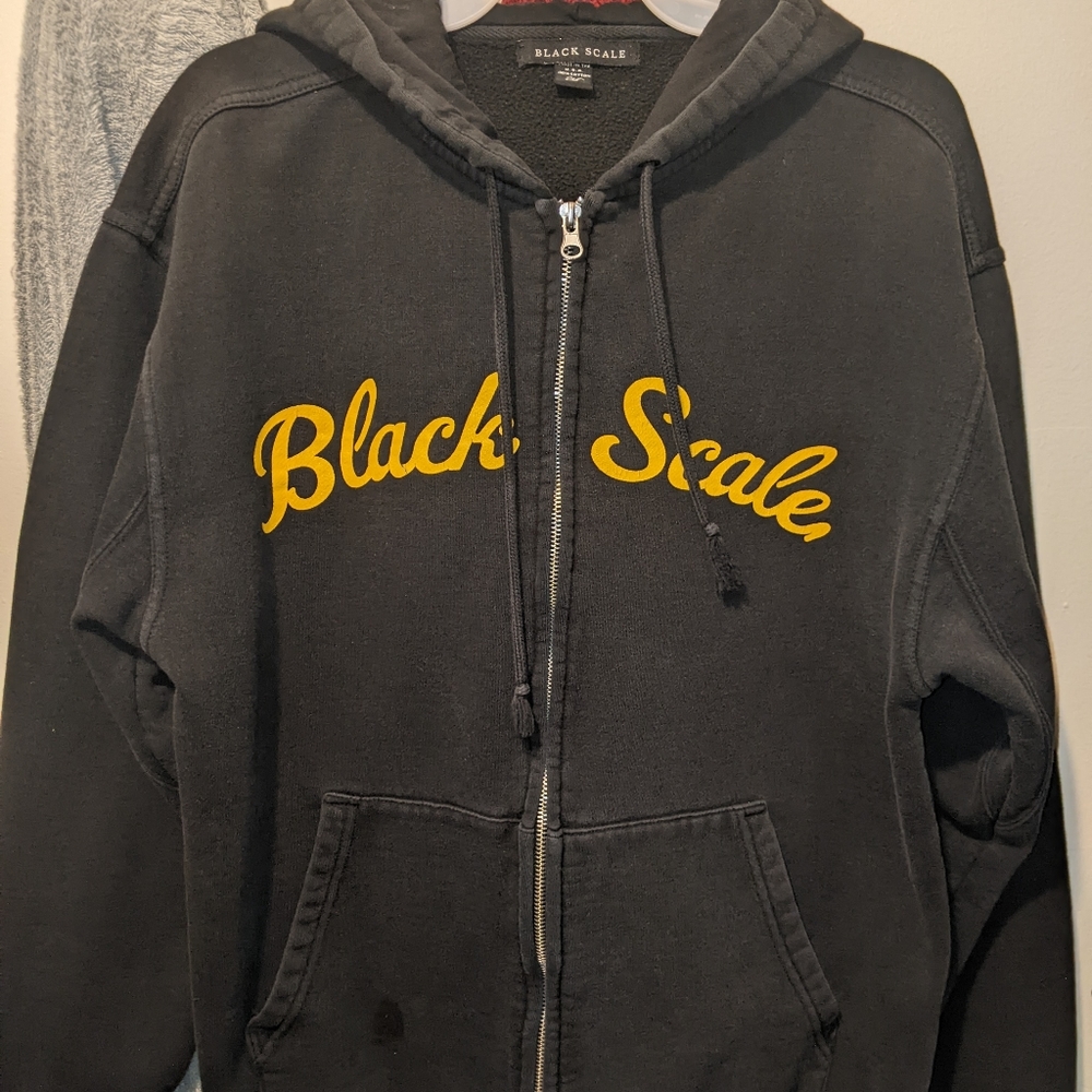 Black Scale Hoodie